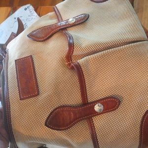 Dooney & Bourke one strap purse canvas and leather